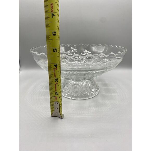 EAPG Rare Ohio Flint Mignon OMN Footed Bowl Low Compote - Picture 6 of 8